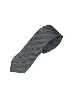 Grey Silk Rudimental Tie