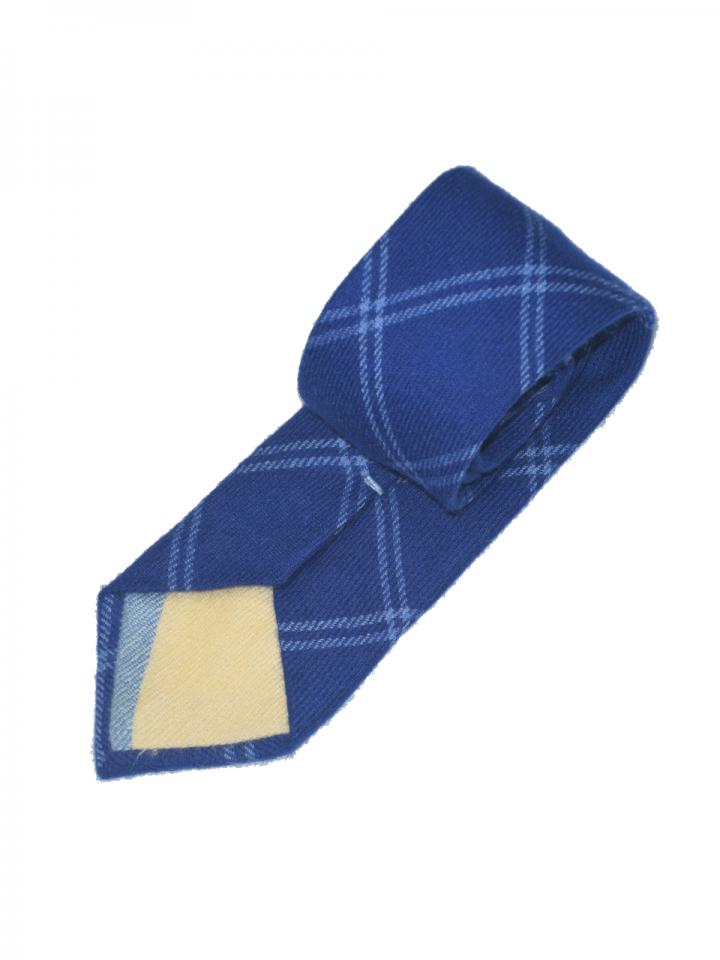 Blue Tie with Light Blue Lining