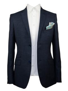 Navy Blue Linen lightweight half lined summer blazer