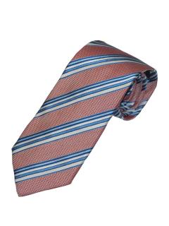 Red and Blue Striped Tie