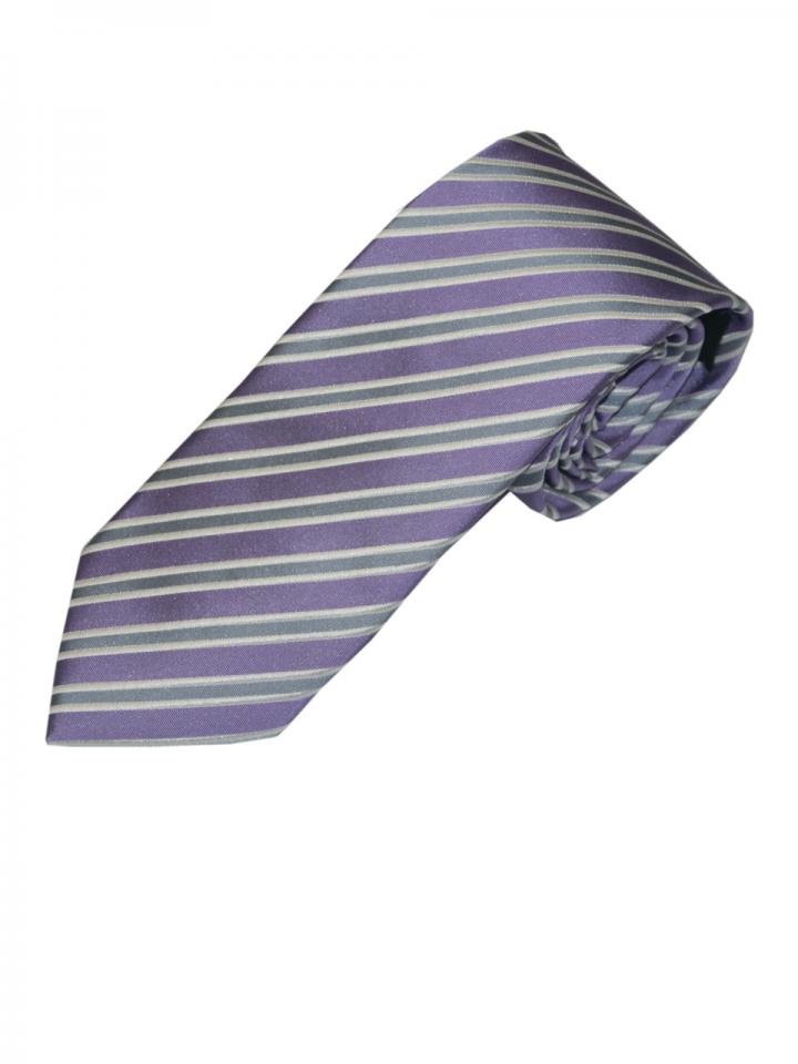 Purple Grey Tie