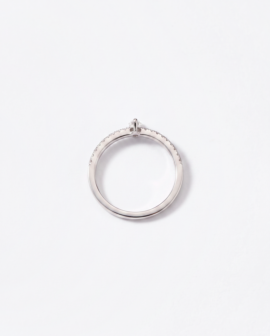 Marquise Ring, overhead view of the ring