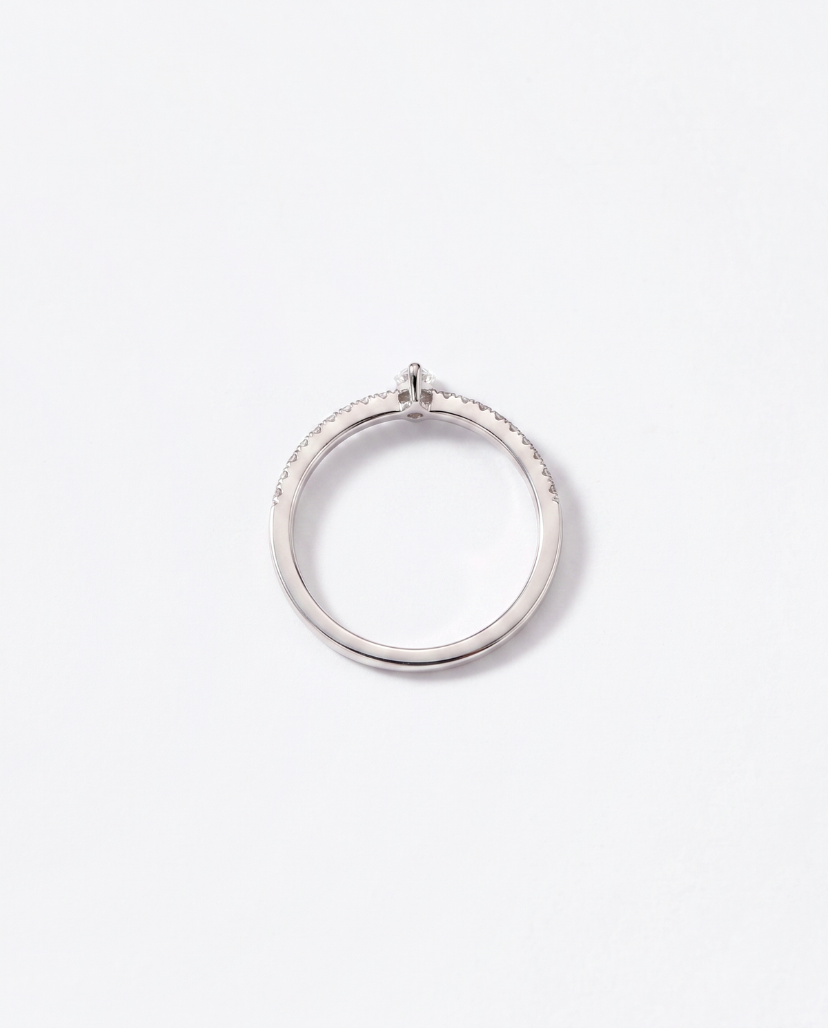 Marquise Ring, overhead view of the ring