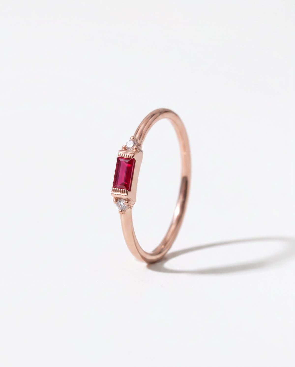 Ruby Baguette, front-facing hero view on a plain background