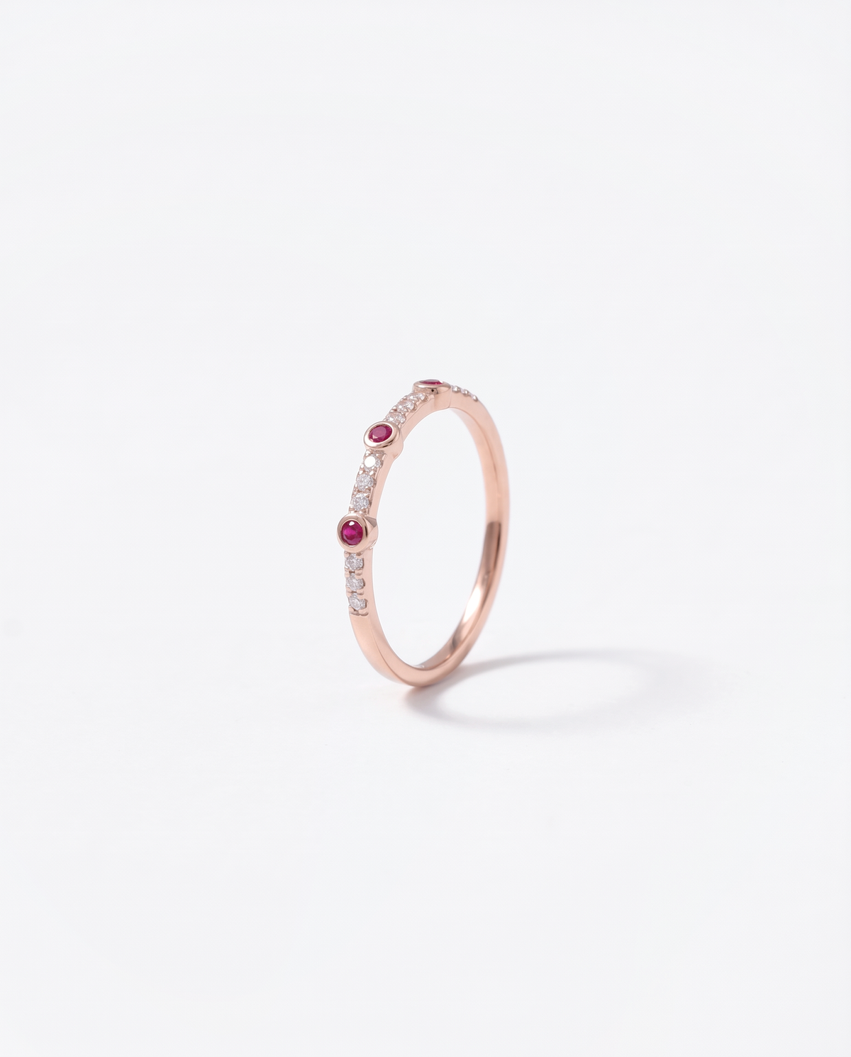 Ruby Half-Eternity, front-facing hero view on a plain background