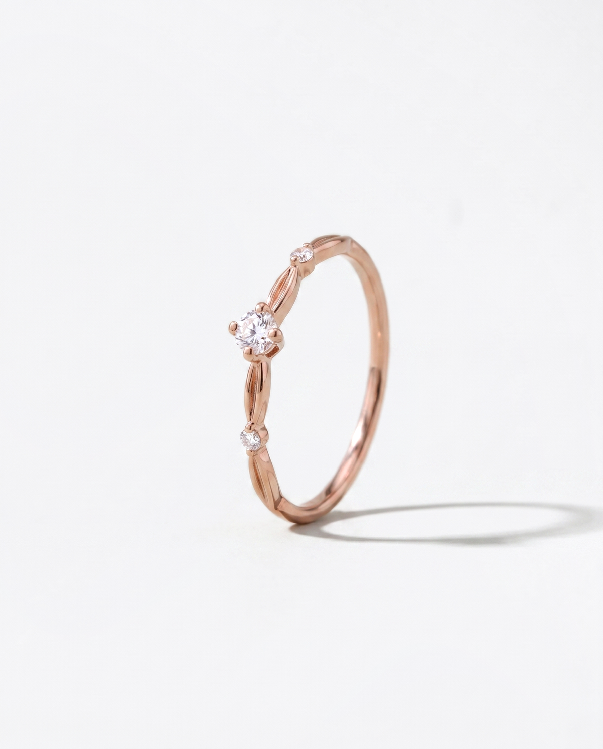 Three Brilliants ring, front-facing hero view